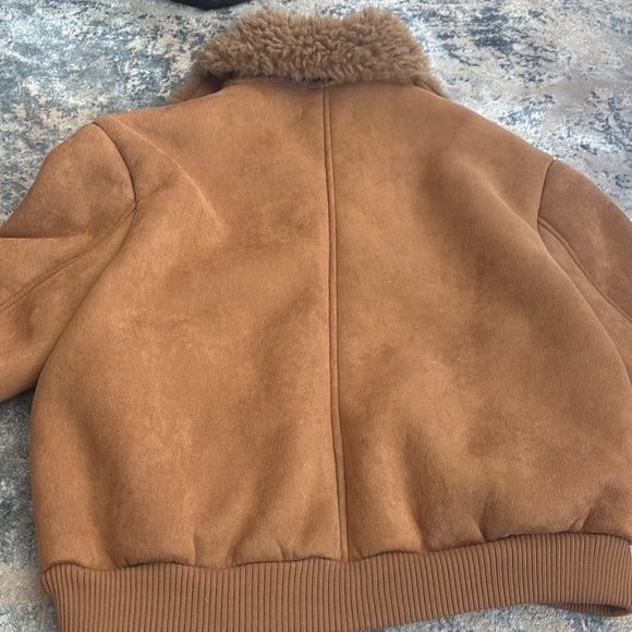 Miu Miu Tan Shearling Jacket - Picture 7 of 9